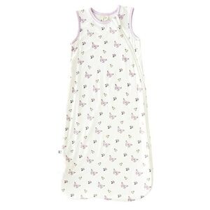 Kyte BABY bamboo sleeping sack flutter butterflies print baby toddler girl fairy